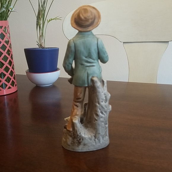 Antique Old Couple Porcelain Fixtures - Picture 7 of 11